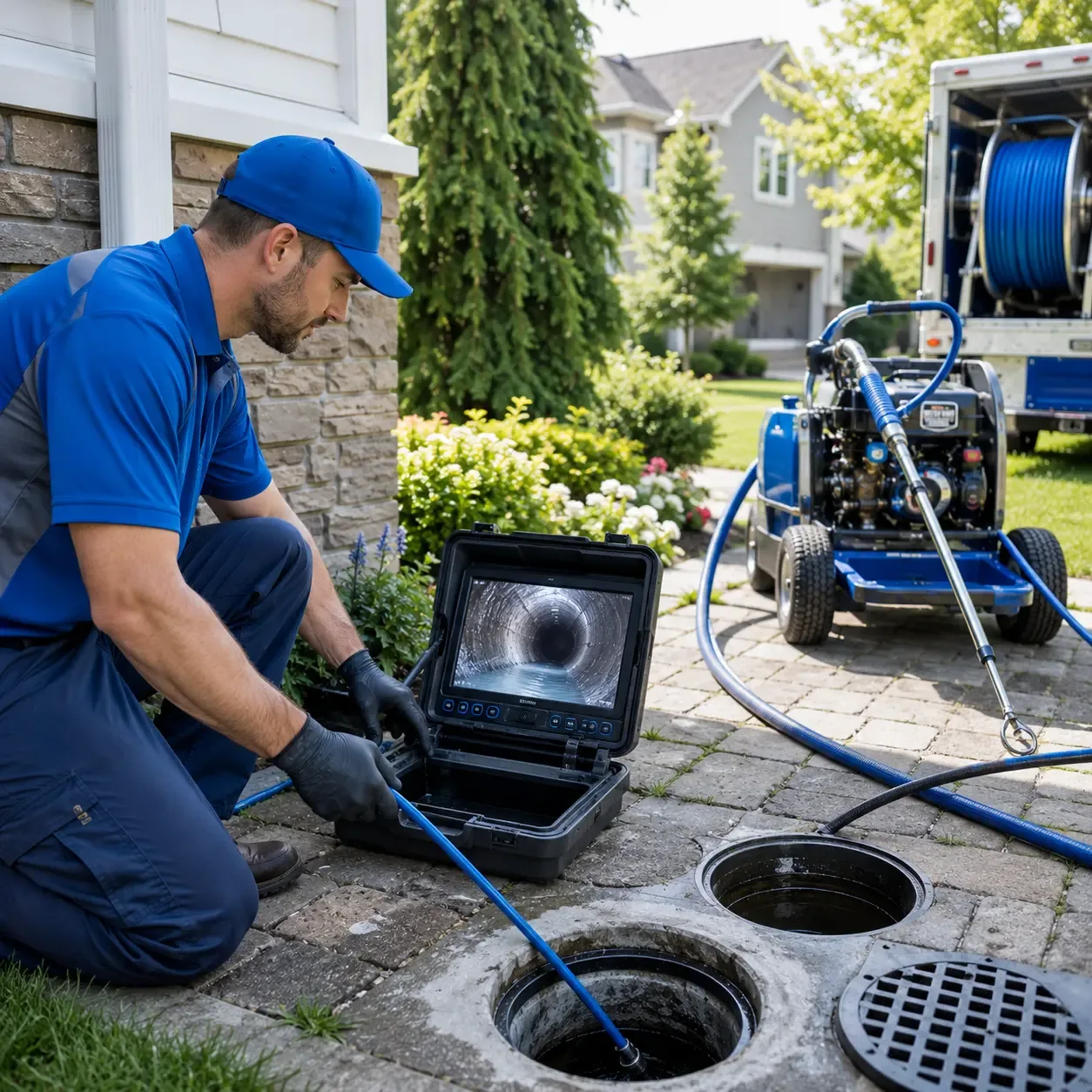 Outdoor drain cleaning professionals serving Vinegar Bend, AL